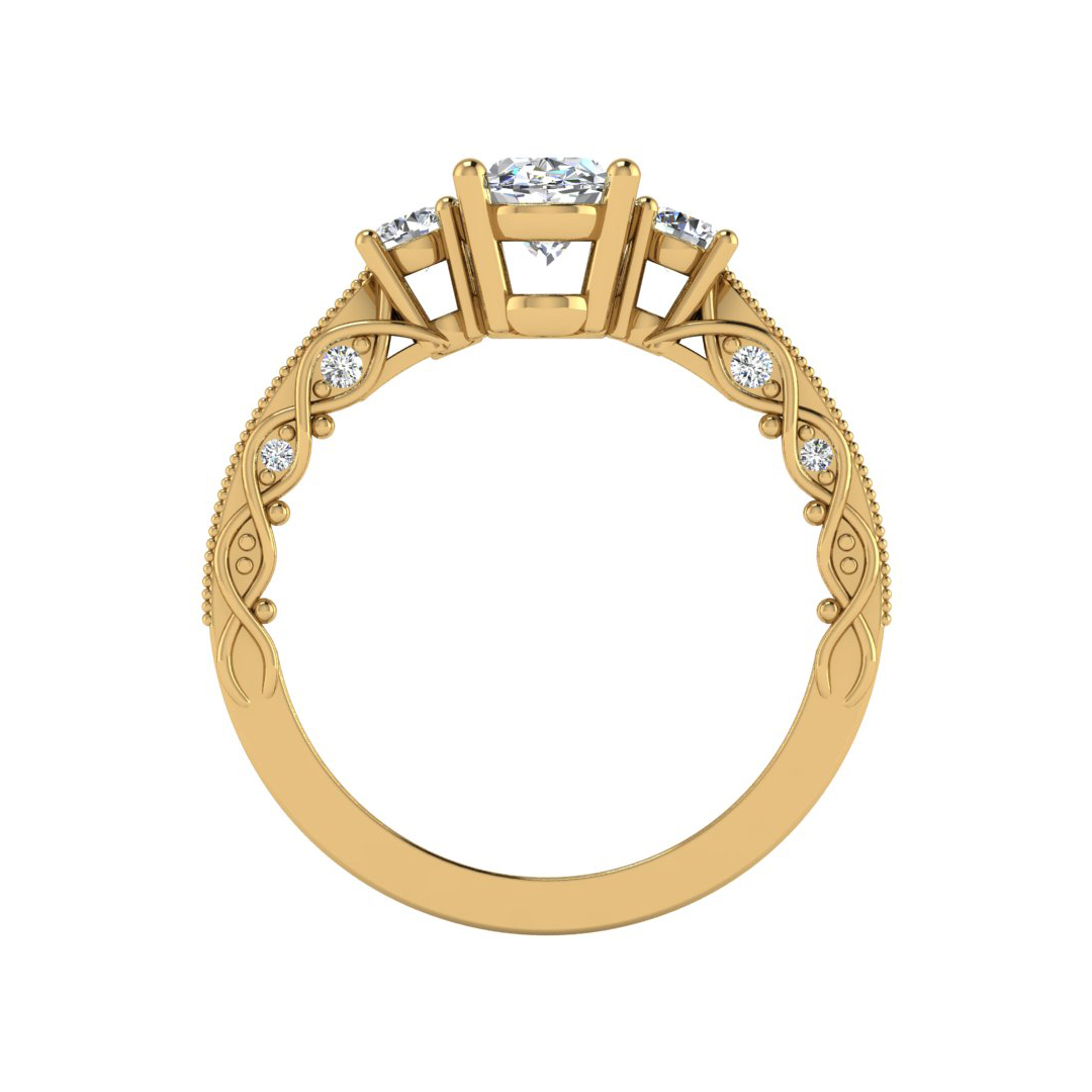 Ariyah Accented Engagement Ring